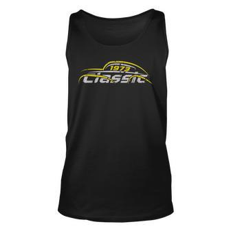 50 Year Old Gifts Vintage Classic Car 1973 50Th Birthday Unisex Tank Top - Thegiftio UK