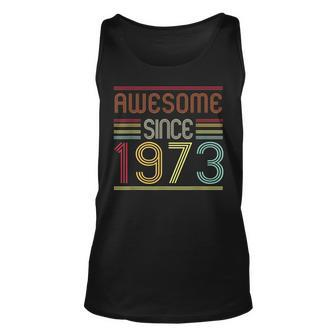 50 Year Old Vintage 1973 Limited Edition 50Th Birthday Retro V5 Unisex Tank Top - Seseable
