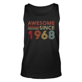 55 Birthday Decorations Men Women 1968 Bday 55Th Birthday Unisex Tank Top - Seseable