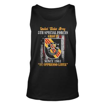 5Th Special Forces Group 5Th Sfg - De Oppresso Liber Unisex Tank Top - Seseable