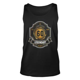 60 Geburtstag 60 Jahre Aged 60 Years Whiskey Whisky Tank Top - Seseable