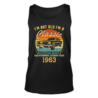 60 Years Old Gifts Im Not Old Im A Classic 1963 60Th Bday Unisex Tank Top - Seseable