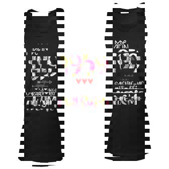 64Th Birthday Gifts For Women Floral Made In 1959 Birthday Unisex Tank Top - Seseable