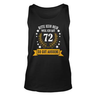 72 Jahre Geburtstag Geschenke Deko Mann Frau Lustiges Tank Top - Seseable