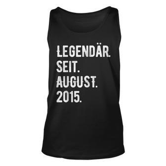 8 Geburtstag Geschenk 8 Jahre Legendär Seit August 2015 Tank Top - Seseable