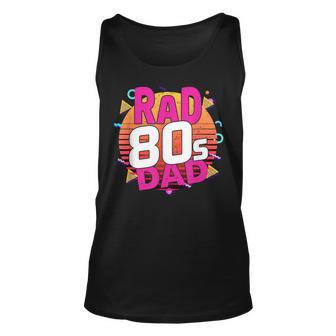 80er Jahre Rad Papa Unisex TankTop, Nostalgischer Retro Look für Väter - Seseable