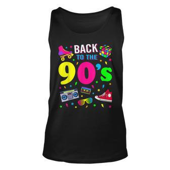 Back To 90S 1990S Vintage Retro Nineties Costume Party Tank Top | Mazezy