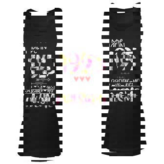 98Th Birthday Gifts For Women Floral Made In 1925 Birthday Unisex Tank Top - Seseable