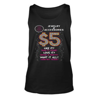 Accessories Supplies Jewelry Online Consultant Bling Unisex Tank Top - Seseable