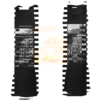 Aesthetic Style Vaporwave Japan 80S 90S Tokyo Osaka Street Unisex Tank Top | Mazezy
