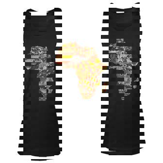 Africa Map Black History Month African American Pride Unisex Tank Top - Seseable