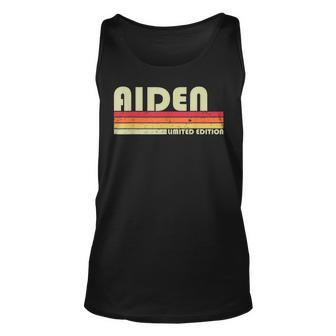 Aiden Gift Name Personalized Funny Retro Vintage Birthday Unisex Tank Top - Seseable