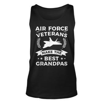 Air Force Veterans Make The Best Grandpas Veteran Grandpa V2 Unisex Tank Top - Seseable