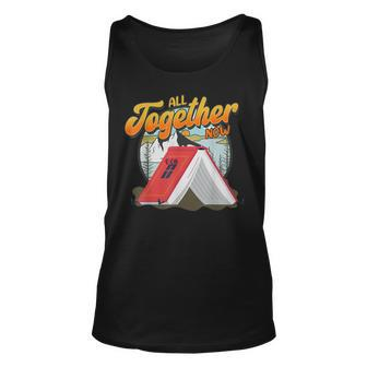All Together Now Summer Reading 2023 Camp Camping Lover Unisex Tank Top | Mazezy