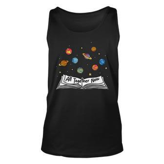 All Together Now Summer Reading Program 2023 Space Unisex Tank Top - Thegiftio UK