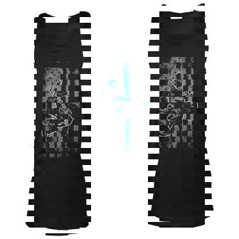 American Flag Four Wheeler Quad Men Atv Riding Gift Unisex Tank Top | Mazezy