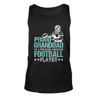 American Football Grandpa Grandfather Theme Quote Granddad Unisex Tank Top | Mazezy