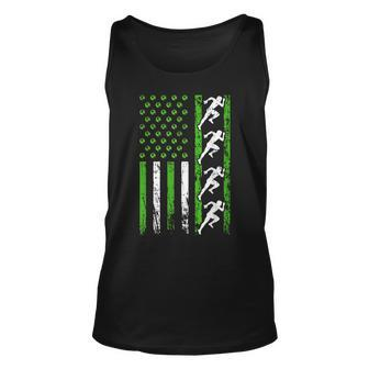 American Sports Flag Athletic Track And Field Earth Day Unisex Tank Top | Mazezy