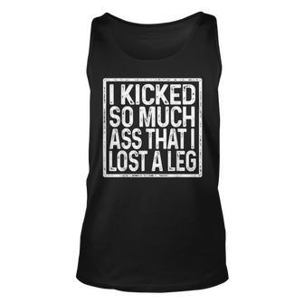 Ampu Humor Lost Leg Funny Recovery Gifts Unisex Tank Top - Seseable