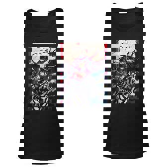Anime Demon Girl Japanese Aesthetic Waifu Kawaii Otaku Unisex Tank Top - Thegiftio