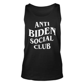 Anti Biden Social Club Unisex Tank Top | Mazezy