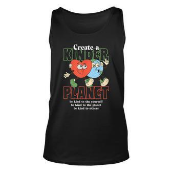April 22Nd Kind Planet Save Earth Day Groovy Environment Unisex Tank Top - Thegiftio UK