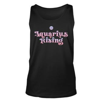 Aquarius Rising Colored Astrology Zodiac Sign Unisex Tank Top | Mazezy