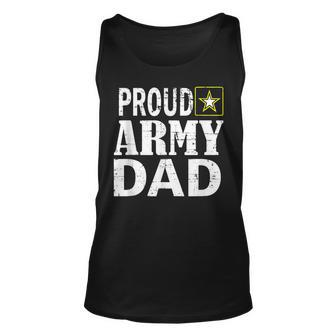 Army Dad Proud Army Dad T Fathers Day Gift Unisex Tank Top | Mazezy