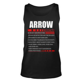 Arrow Fact Fact Arrow For Arrow Fact Unisex Tank Top - Seseable