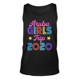 Aruba Girls Trip 2020 Matching Squad Bachelorette Vacation Unisex Tank Top | Mazezy