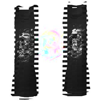 Astronaut Cat Space Cat Galaxy Kitten Unisex Tank Top - Thegiftio UK