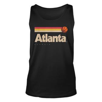 Atlanta Basketball B-Ball City Georgia Retro Atlanta Unisex Tank Top - Seseable