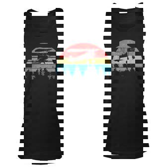 Aviator Pilot Vintage Bi-Plane Airplane Unisex Tank Top | Seseable UK