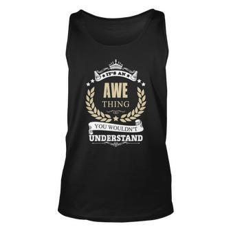 Awe Personalized Name Gifts Name Print S With Name Awe Unisex Tank Top - Seseable