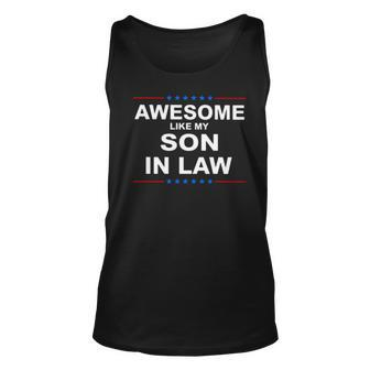 Awesome Like My Son In Law Star Unisex Tank Top | Mazezy