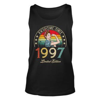 Awesome Since 1997 Vintage 1997 25Th Birthday 25 Years Old Unisex Tank Top - Seseable