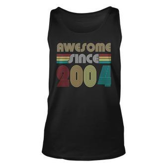 Awesome Since 2004 Born In 2004 Birthday Unisex Tank Top - Seseable