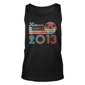 Awesome Since 2013 10 Years Old 10Th Birthday Gift Unisex Tank Top - Seseable