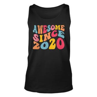 Awesome Since 2020 3 Years Old Retro Vintage 3Rd Birthday Unisex Tank Top - Seseable