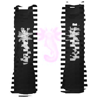Axolotl Bunny Ears Happy Easter Day Colorful Eggs Outfit Unisex Tank Top - Thegiftio UK