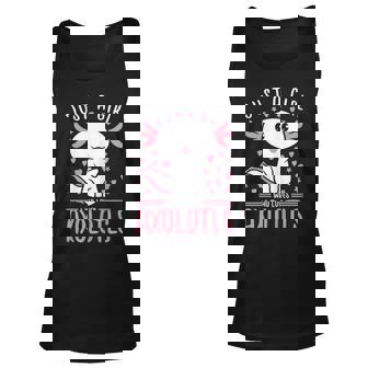 Axolotl For Girls Just A Girl Who Loves Axolotls Unisex Tank Top | Mazezy