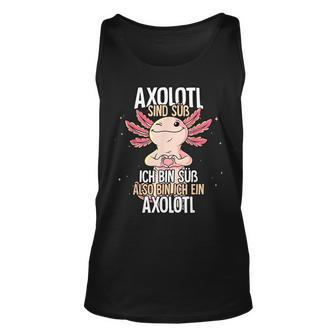 Axolotl Sind Süß Axolotl Tank Top - Seseable