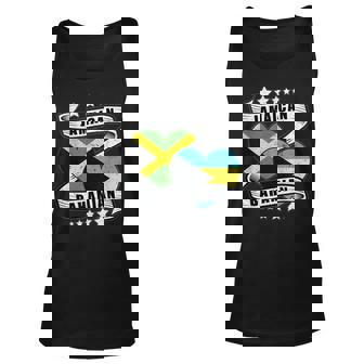 Bahamian Jamaican Half Jamaican Half Bahamian Flag Unisex Tank Top | Mazezy