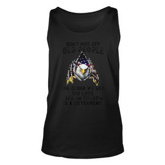Bald Eagle American Flag 4Th Of July Funny Old People Saying V2 Unisex Tank Top - Thegiftio UK
