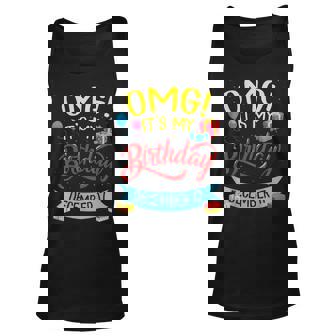 Balloon Snow & Xmas Present Omg Its My Birthday December 17 Tank Top | Mazezy
