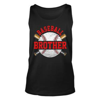 Baseball Lover Design For Fathers Day Baseball Brother Unisex Tank Top - Thegiftio UK