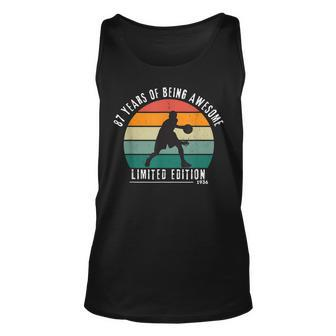 Basketball 1936 Sunset Limited Edition 87 Year Old Birthday Tank Top | Mazezy