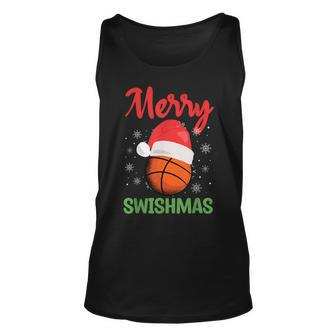 Basketball Frohe Weihnachten Tank Top - Seseable