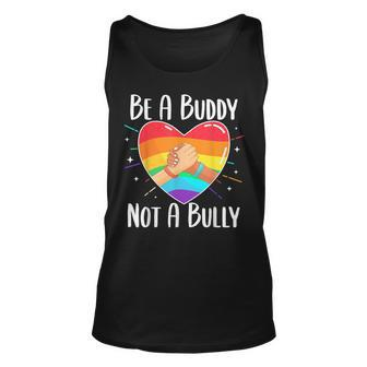 Be A Buddy Not A Bully Anti Bullying Month Kindness Unisex Tank Top - Seseable