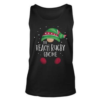 Beach Rugby Gnome Passender Weihnachtspyjama Tank Top - Seseable